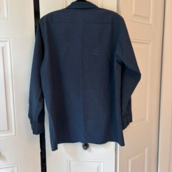 Navy Work Mechanics Chore Shirt with "Robert" patch on front. - Picture 8 of 15